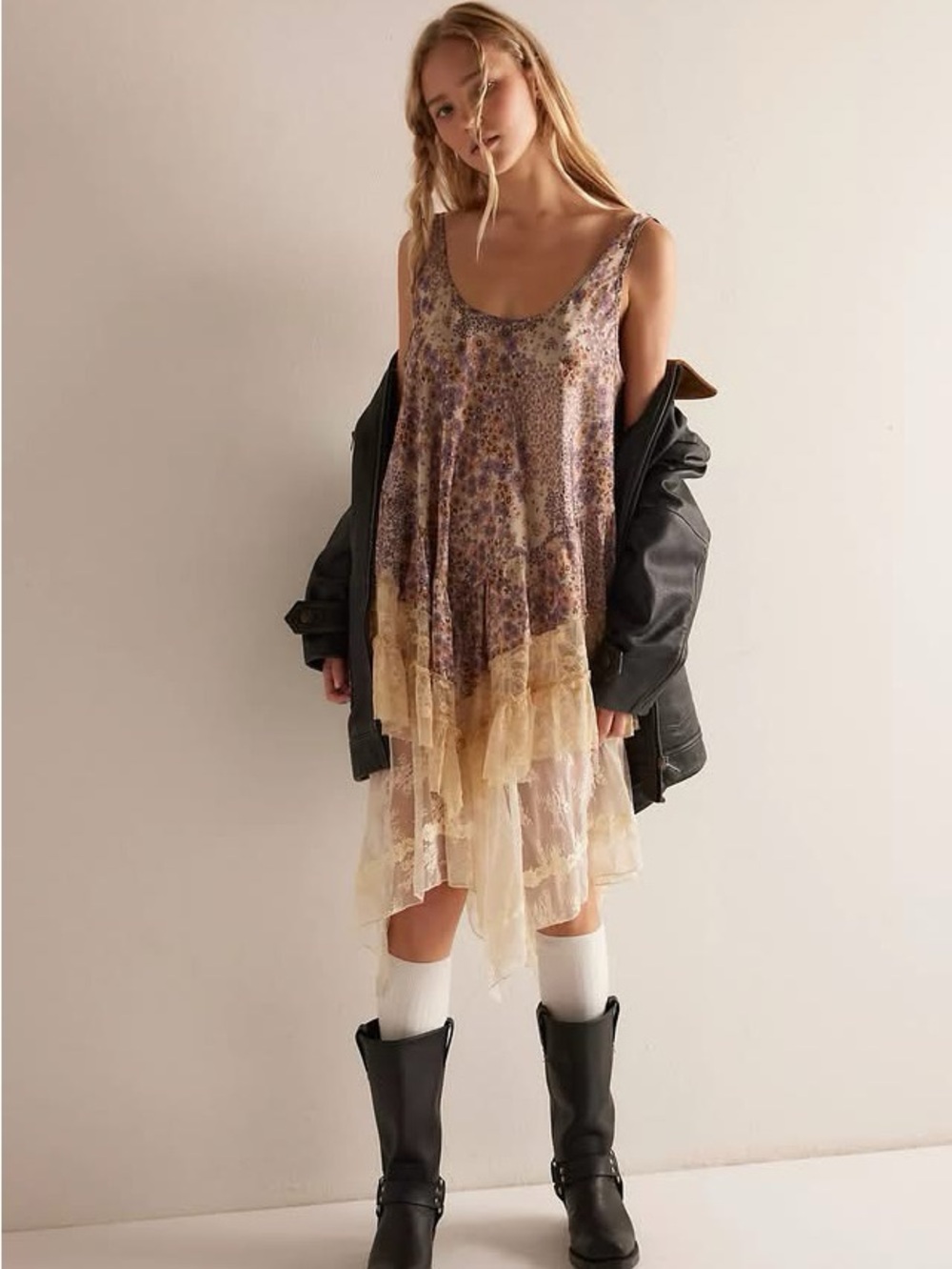Free People Intimately Young and In Love Mini Slip
